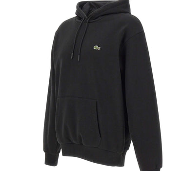 LACOSTE Felpa in cotone BLACK Uomo 