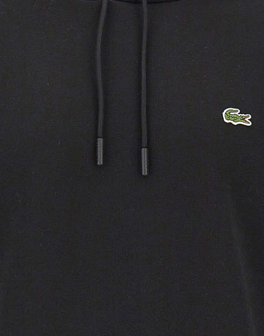 LACOSTE Felpa in cotone BLACK Uomo 