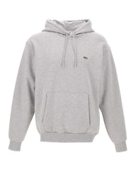 LACOSTE Felpa in cotone GREY Uomo 