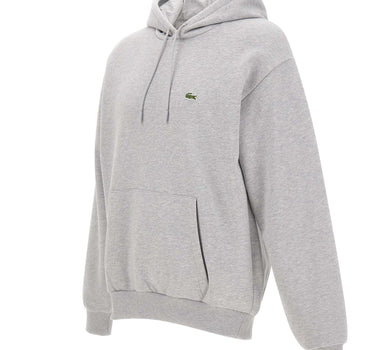 LACOSTE Felpa in cotone GREY Uomo 