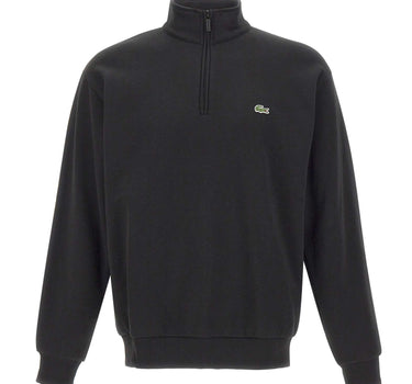 LACOSTE Felpa in misto cotone BLACK Uomo 