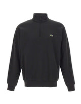 LACOSTE Felpa in misto cotone BLACK Uomo 