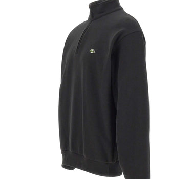 LACOSTE Felpa in misto cotone BLACK Uomo 