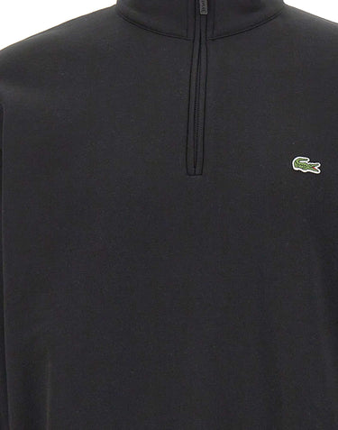 LACOSTE Felpa in misto cotone BLACK Uomo 