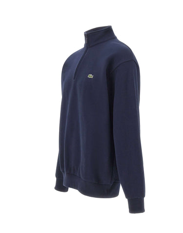 LACOSTE Felpa in misto cotone BLUE Uomo 