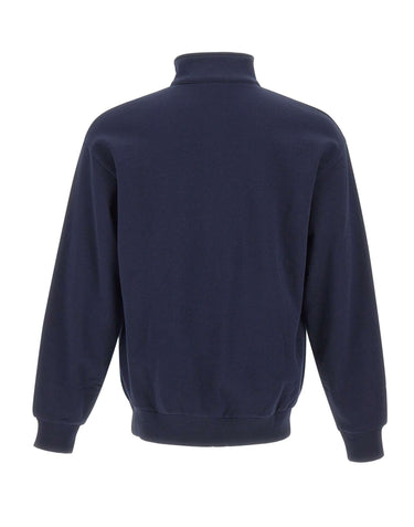 LACOSTE Felpa in misto cotone BLUE Uomo 