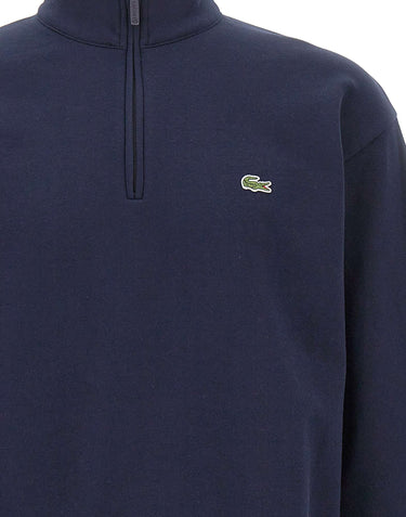 LACOSTE Felpa in misto cotone BLUE Uomo 