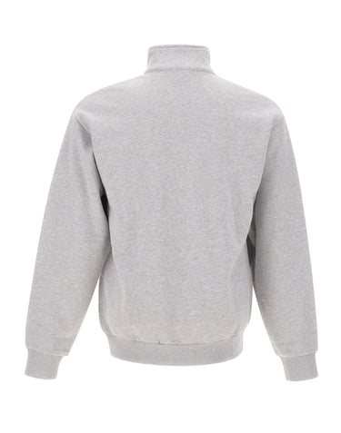 LACOSTE Felpa in misto cotone GREY Uomo 