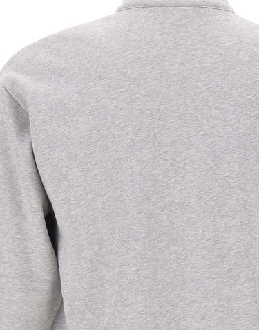 LACOSTE Felpa in misto cotone GREY Uomo 