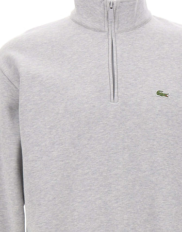 LACOSTE Felpa in misto cotone GREY Uomo 