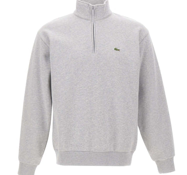 LACOSTE Felpa in misto cotone GREY Uomo 