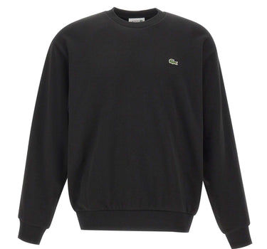 LACOSTE Felpa in cotone BLACK Uomo 