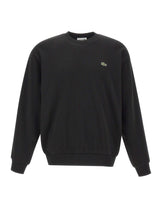 LACOSTE Felpa in cotone BLACK Uomo 