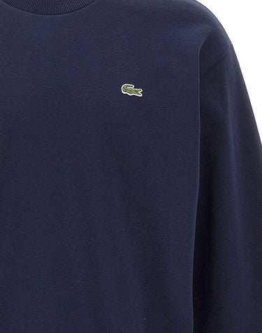 LACOSTE Felpa in cotone BLUE Uomo 