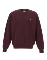 LACOSTE Felpa in cotone RED Uomo 