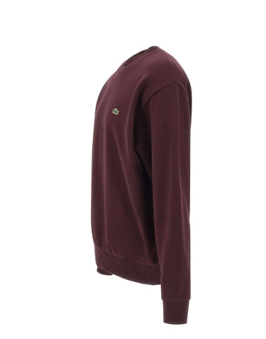 LACOSTE Felpa in cotone RED Uomo 