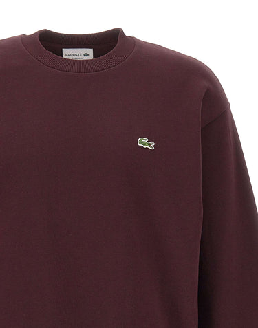 LACOSTE Felpa in cotone RED Uomo 