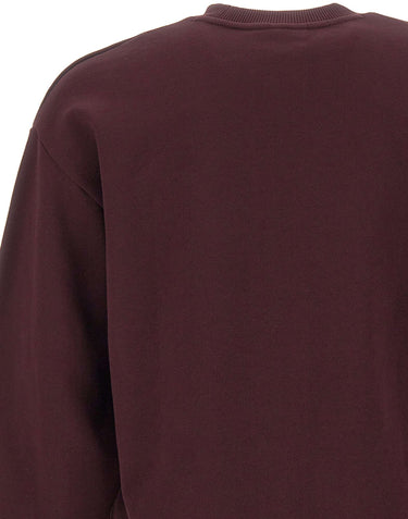 LACOSTE Felpa in cotone RED Uomo 