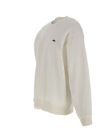 LACOSTE Felpa in cotone WHITE Uomo 