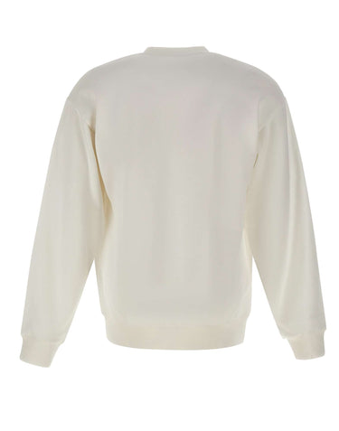 LACOSTE Felpa in cotone WHITE Uomo 