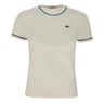 LACOSTE T-shirt in jersey slim fit WHITE Donna 
