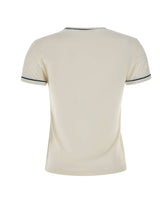 LACOSTE T-shirt in jersey slim fit WHITE Donna 