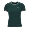 LACOSTE T-shirt in jersey slim fit GREEN Donna 