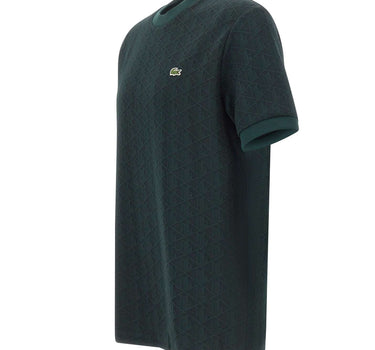 LACOSTE T-shirt monogramma GREEN Uomo 