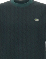 LACOSTE T-shirt monogramma GREEN Uomo 