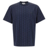 LACOSTE T-shirt monogramma BLUE Uomo 