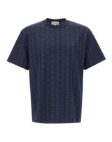 LACOSTE T-shirt monogramma BLUE Uomo 