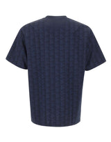 LACOSTE T-shirt monogramma BLUE Uomo 