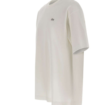 LACOSTE T-shirt in cotone WHITE Unisex 