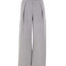 LACOSTE Pantaloni flare fit a coste GREY Donna 