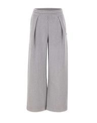 LACOSTE Pantaloni flare fit a coste GREY Donna 