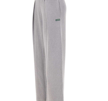 LACOSTE Pantaloni flare fit a coste GREY Donna 