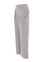 LACOSTE Pantaloni flare fit a coste GREY Donna 