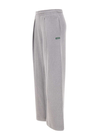LACOSTE Pantaloni flare fit a coste GREY Donna 