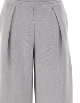LACOSTE Pantaloni flare fit a coste GREY Donna 