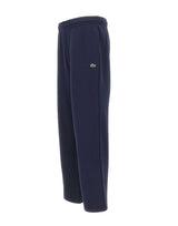 LACOSTE Pantalone di tuta in misto cotone BLUE Uomo 