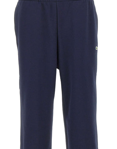 LACOSTE Pantalone di tuta in misto cotone BLUE Uomo 