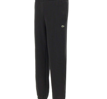 LACOSTE Pantalone di tuta in misto cotone BLACK Uomo 