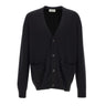 LANEUS Cardigan in lana merino e cashmere BLACK Uomo 