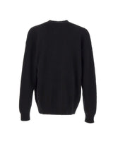 LANEUS Cardigan in lana merino e cashmere BLACK Uomo 
