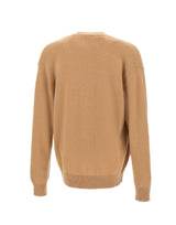 LANEUS Cardigan in lana merino e cashmere BROWN Uomo 