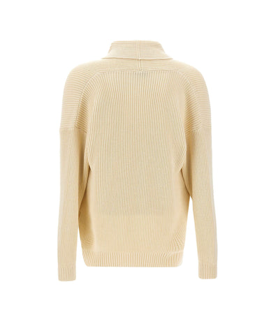 LANEUS Maglia con scollo incrociato WHITE Uomo 