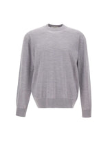 LANEUS Maglia in lana merino GREY Uomo 