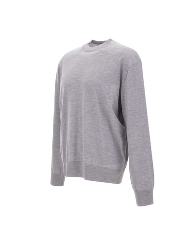 LANEUS Maglia in lana merino GREY Uomo 