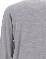 LANEUS Maglia in lana merino GREY Uomo 