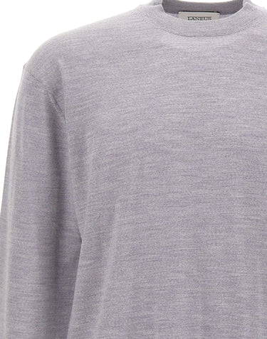 LANEUS Maglia in lana merino GREY Uomo 